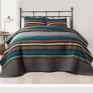 Pendleton twin Olympic Park quilt EUC